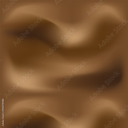 brown, umber,hickory lights wall and floor 3d illustration texture. Black vignette. Empty studio background. Colored room blurred template. Creative art interior.