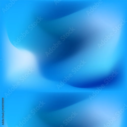 blue, umber,hickory lights wall and floor 3d illustration texture. Black vignette. Empty studio background. Colored room blurred template. Creative art interior.