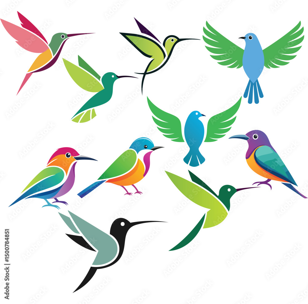 Obraz premium birds on a branch