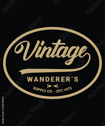 "Vintage T-Shirt Design – Retro Graphic with Distressed Typography for Classic Apparel and Merchandise"