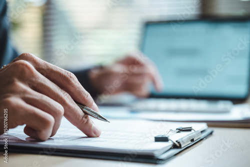 Bild auf Leinwand Accounting audit statement report