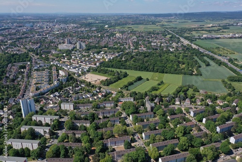 Aerial View of Frankfurt-Sossenheim, Germany