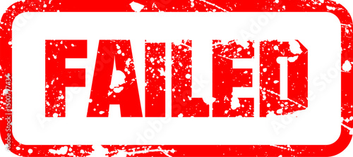 Red Rubber Stamp with update letter as grunge vector illustration