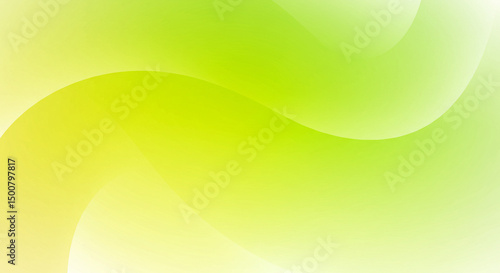 Lime green, yellow, and white abstract gradient background with soft liquid waves, blurred ombré blend, subtle metallic sheen, neon glow, and fine grain texture. Fresh, vibrant, and modern design