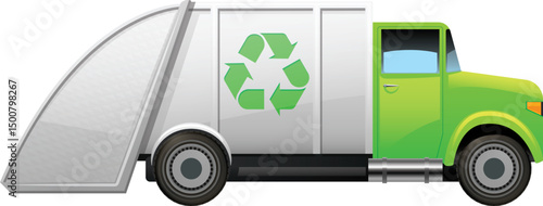 sketch illustration vector design icon logo transportation vehicle truck garbage recycling transporter