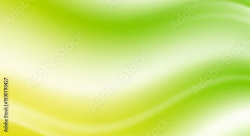 Lime green, yellow, and white abstract gradient background with soft liquid waves, blurred ombré blend, subtle metallic sheen, neon glow, and fine grain texture. Fresh, vibrant, and modern design