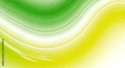 Lime green, yellow, and white abstract gradient background with soft liquid waves, blurred ombré blend, subtle metallic sheen, neon glow, and fine grain texture. Fresh, vibrant, and modern design