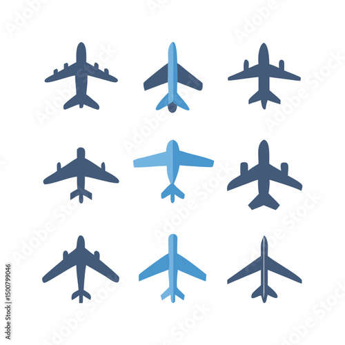 Illustration Vector graphic of plane icon. Fit for traffic, public, passenger etc. airplane icon.Illustration Vector graphic of Plane Formation icon template.gmail send icon airplane.icon a5 airplane.