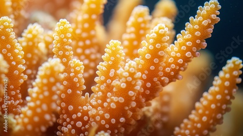 Fototapeta Naklejka Na Ścianę i Meble -  Coral texture close-up, underwater reef background