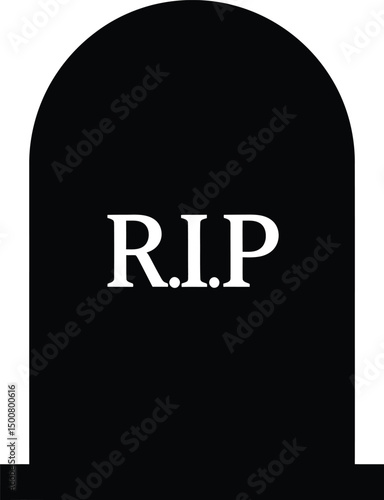 gravestone, RIP text, dark moody lighting, dramatic shadows, gothic, somber mood, atmospheric, realistic, high detail, cinematic
