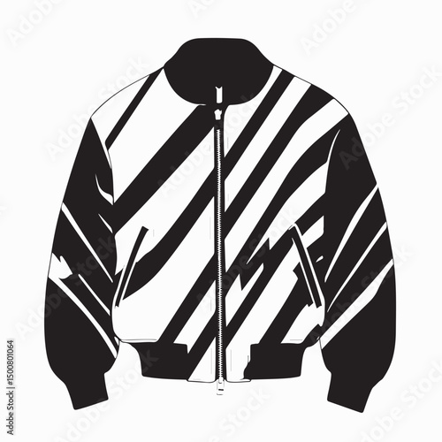 Sport Jacket Images Vector. illustration of sport jacket image isolated on white background.