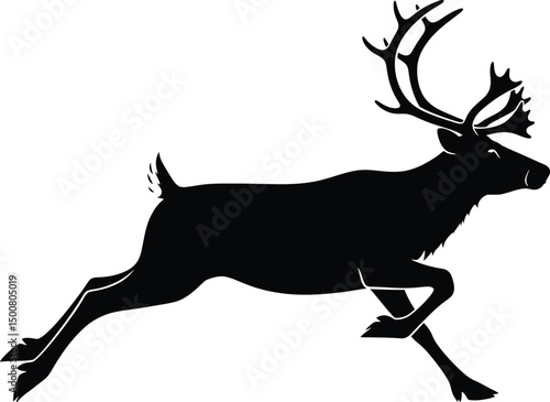 a running deer, sharp contrast black and white, highly detailed, cinematic, dramatic lighting, photorealistic
