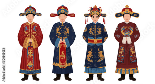 Traditional asian mens attire