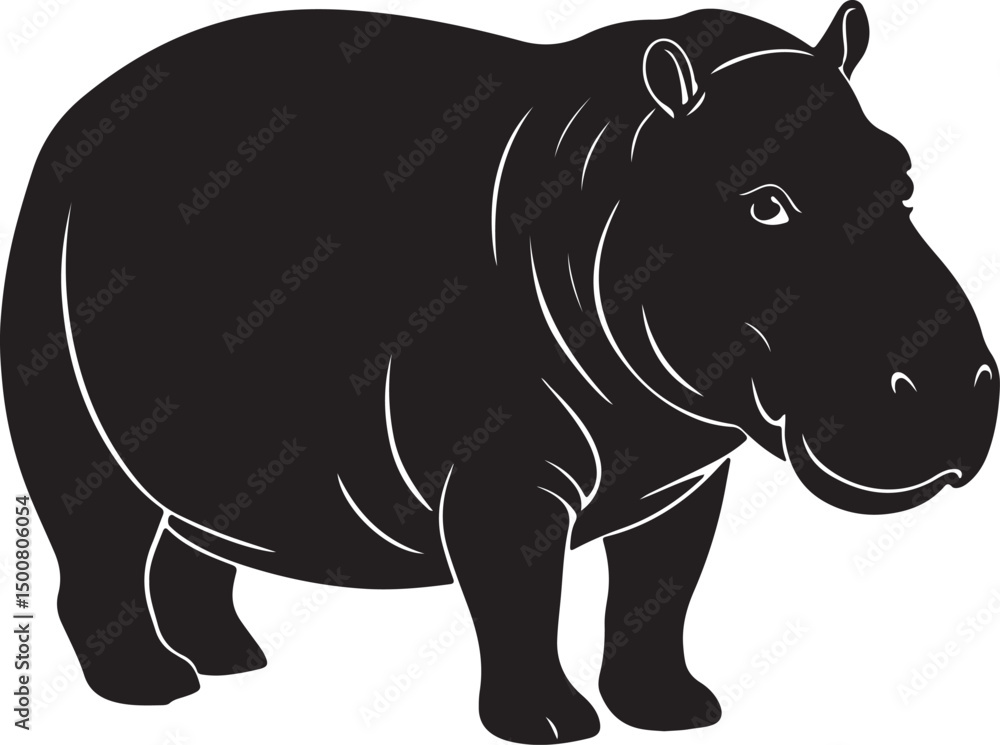 Obraz premium rhino vector illustration