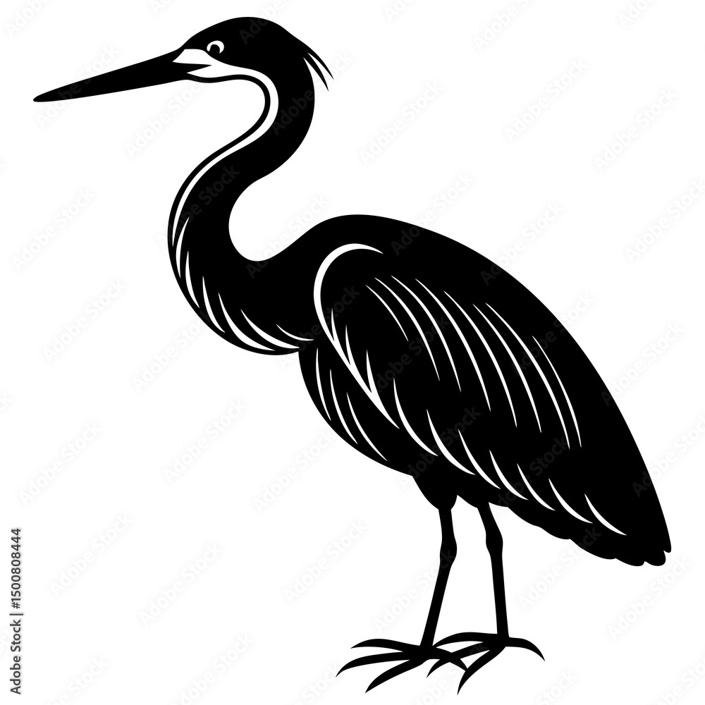 Obraz premium heron on the beach