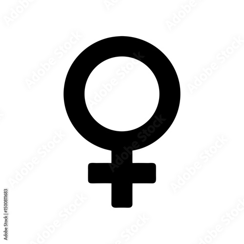 Female symbol icon vector flat clean look