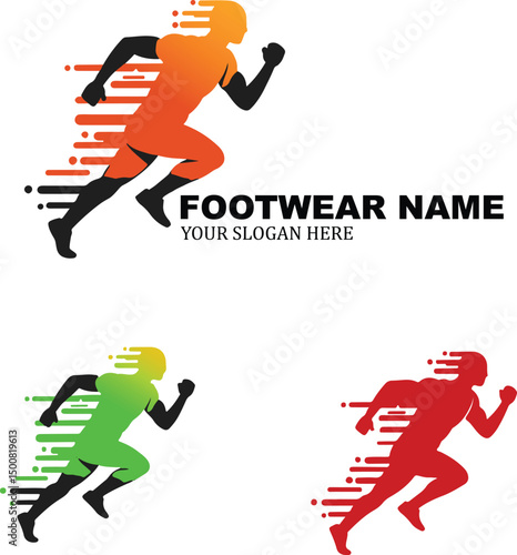 Speed & Motion Running Logo – Athletic Branding Symbol