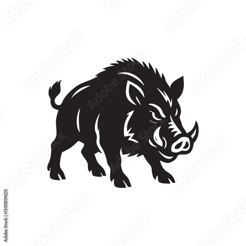 wild boar vector