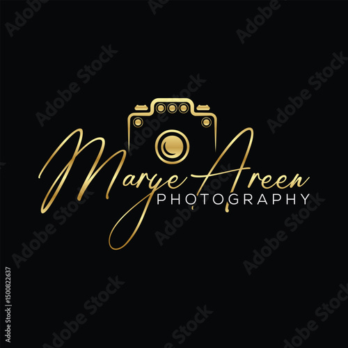 Photography logo design template