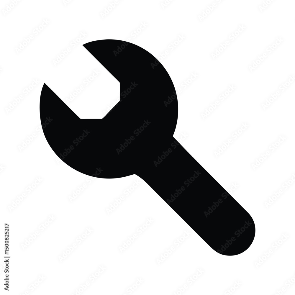 Wrench icon vector. Tool symbol, repair, maintenance, construction, or mechanical service illustration for apps, logos, or manuals
Wrench icon vector. Tool symbol, repair, maintenance, construction, or mechanical service illustration for apps, logos, or manuals