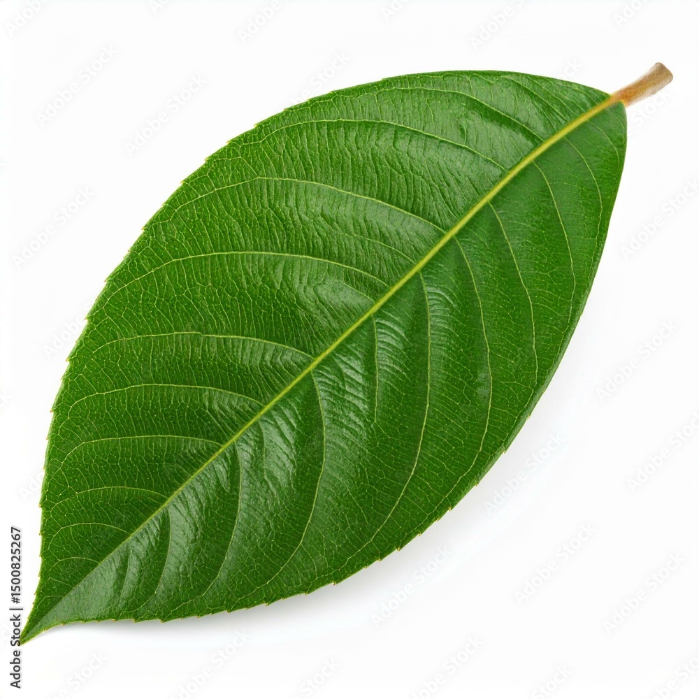 Obraz premium Loquat Leaf Illustration for Herbal Medicine, Loquat Leaf Botanical Art, and Loquat Leaf Natural Remedy Design