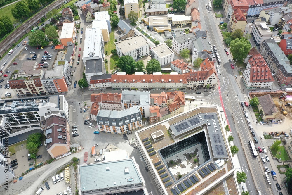 Fototapeta premium Jena aus der Luft | Luftbilder von Jena in Thüringen