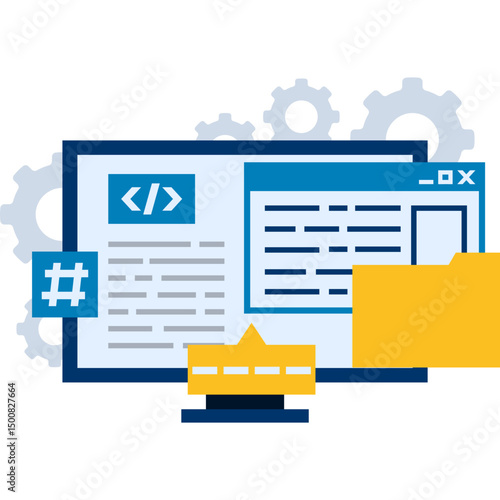 Web Development Illustration