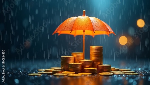 Wallpaper Mural Tropical beach vacation with umbrellas, sand, and ocean relaxation Torontodigital.ca