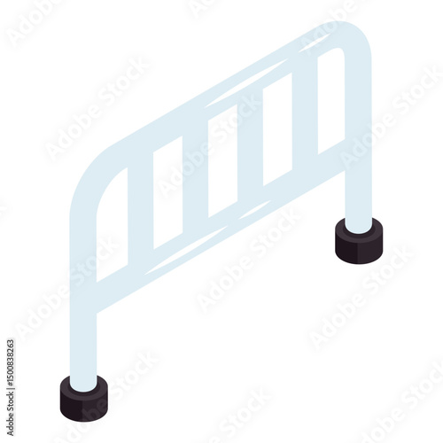 Trendy vector design of road block board