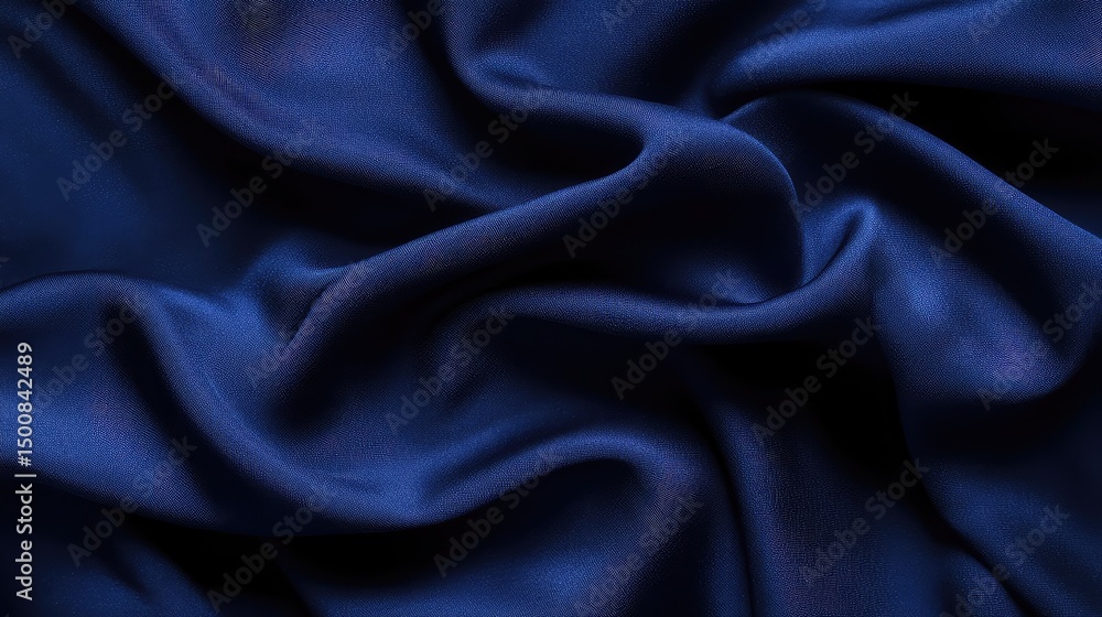 Fototapeta premium Deep solid navy blue background with uniform color and no gradients, great for professional and elegant design themes