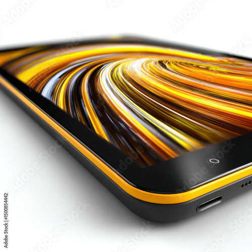 Electronic Tablet Isolated