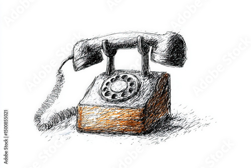 Phone sketch: A modern depi...