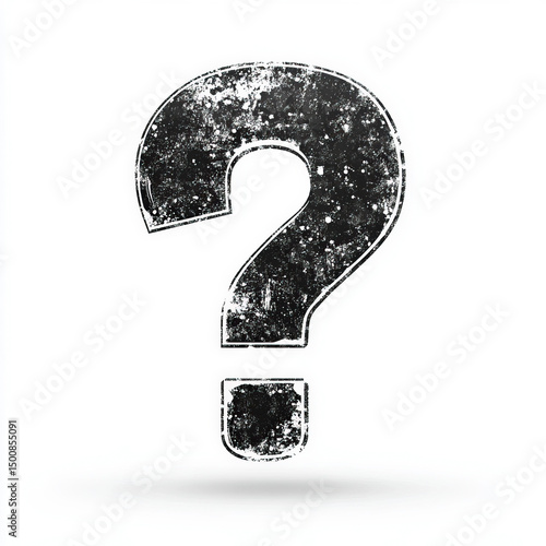 silhouette of question mark...
