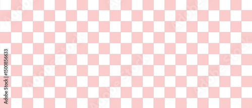 Vector Background  pink Checkerboard Abstract Seamless Pattern popular grid pattern Print on the wall or the tablecloth.