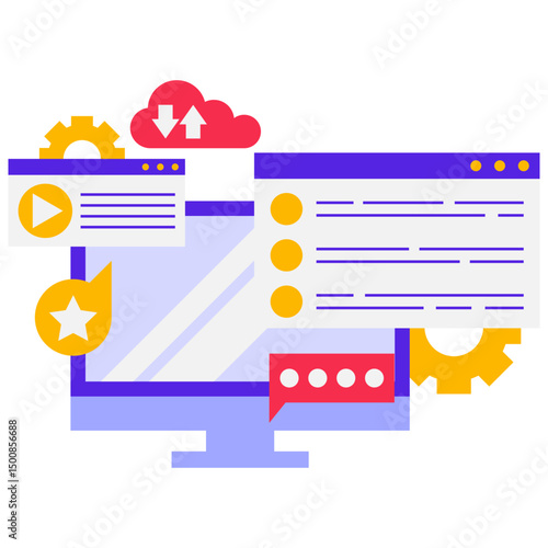 Web Development Illustration