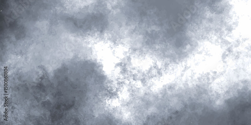 cloudy sky with color and white clouds filling the frame in an artistic watercolor painting style clouds background.