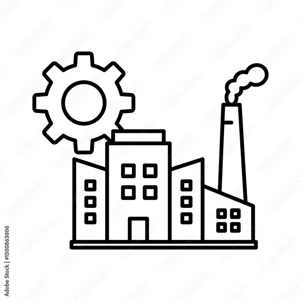 Obraz premium Industry Icon