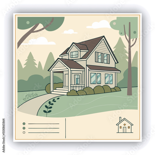 Engage your audience with our stunning real estate house social media post or square template, designed to captivate and attract potential buyers with its eye catching visuals and compelling content