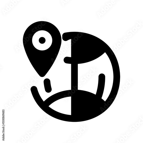 International delivery service icon