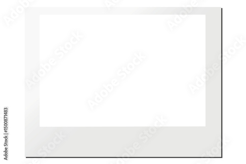 vector  polaroid card