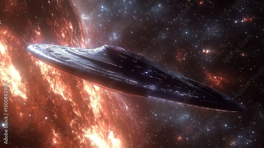 A sleek AI-powered space probe scanning an unknown exoplanet A sleek AI-powered space probe scanning an unknown exoplanet
