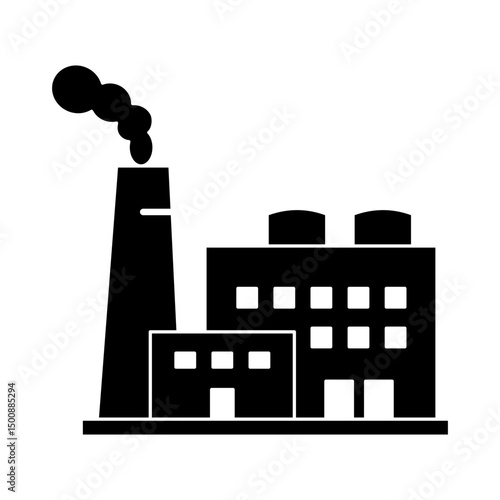 Factory Icon Glyph