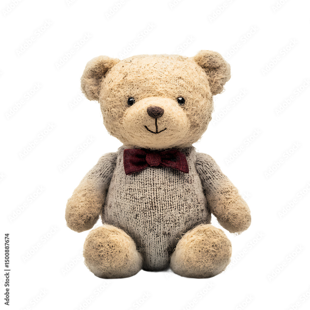 Obraz premium teddy bear isolated on transparent background.