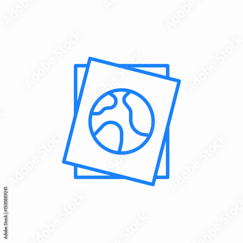 global report icon sign vector