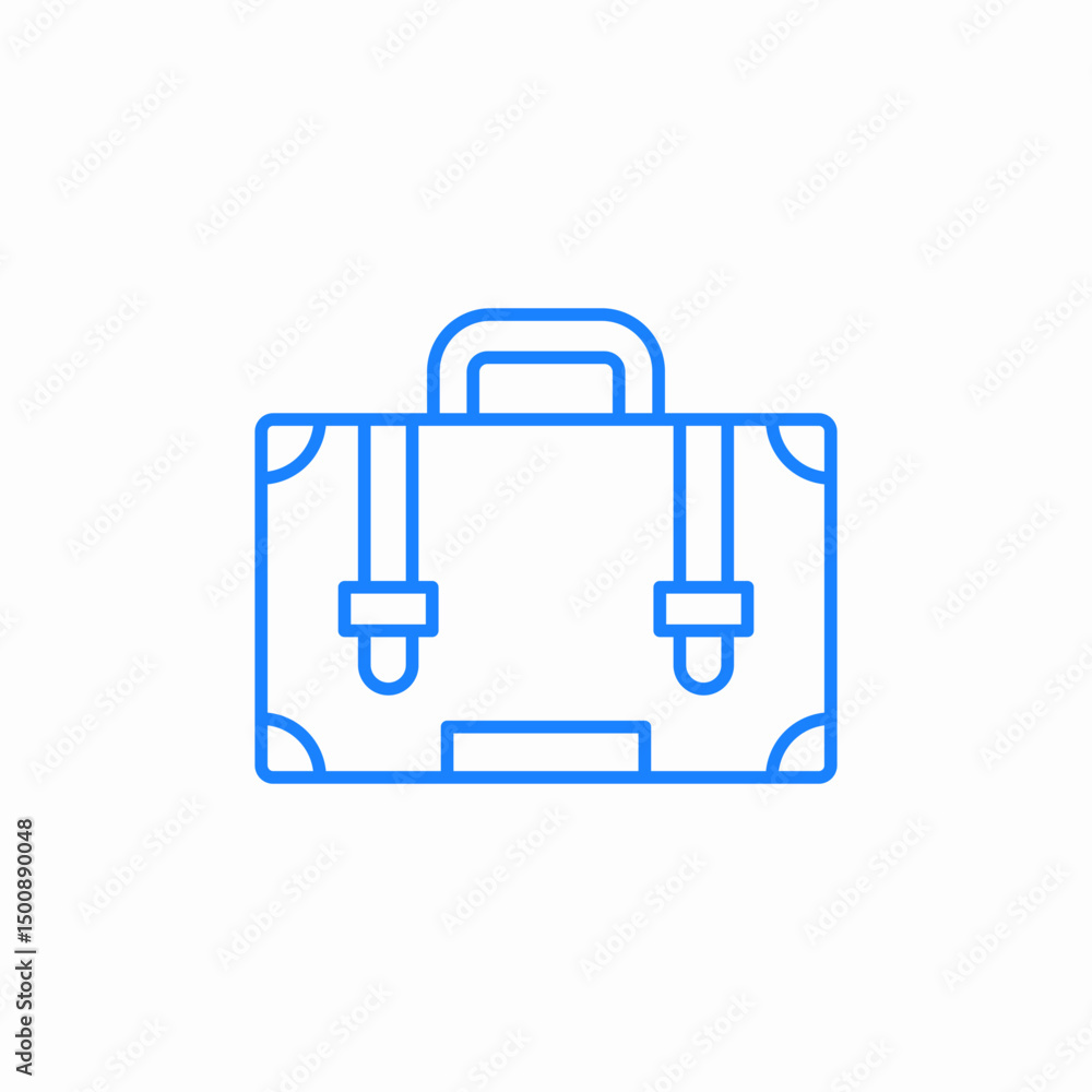luggage bag icon sign vector luggage bag icon sign vector