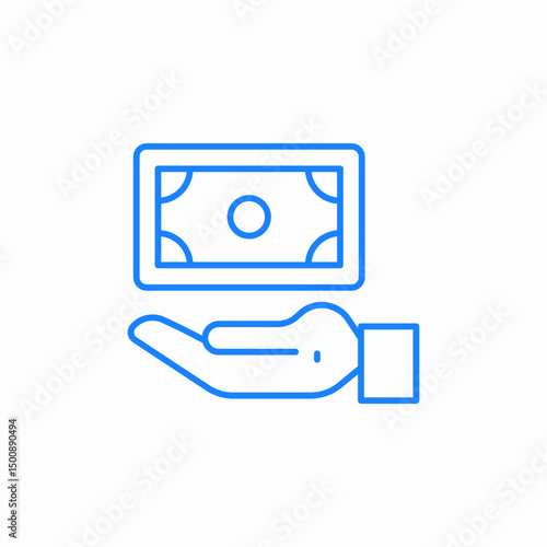 money delivery icon sign vector