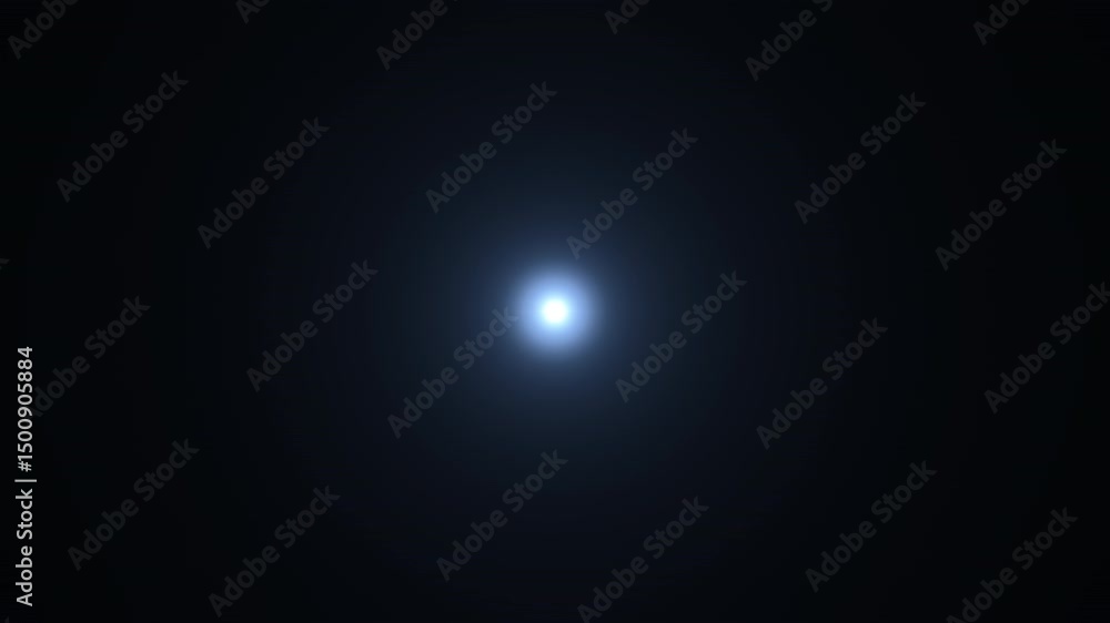 Abstract loop center glow white blue star optical shine light lens flares flickering animation on black background for screen project overlay. 4K seamless loop dynamic kinetic bright star light rays e Abstract loop center glow white blue star optical shine light lens flares flickering animation on black background for screen project overlay. 4K seamless loop dynamic kinetic bright star light rays e
