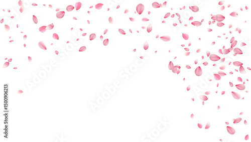 Pink roses or sakura are used for meetings and product launches.