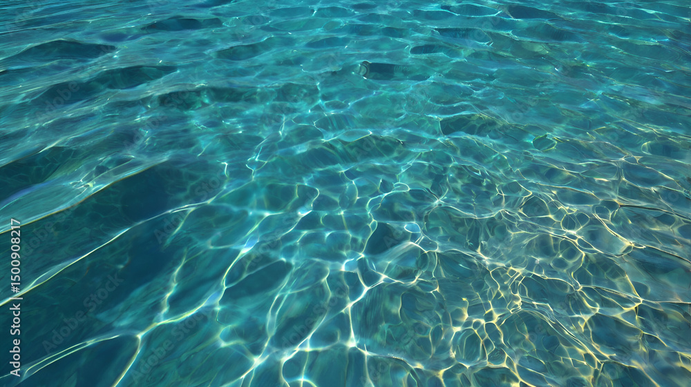 Obraz premium blue water background