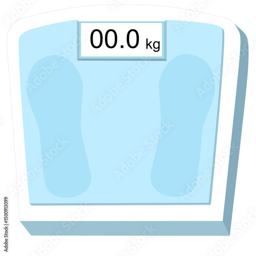 digital bathroom scale or human weighing scale